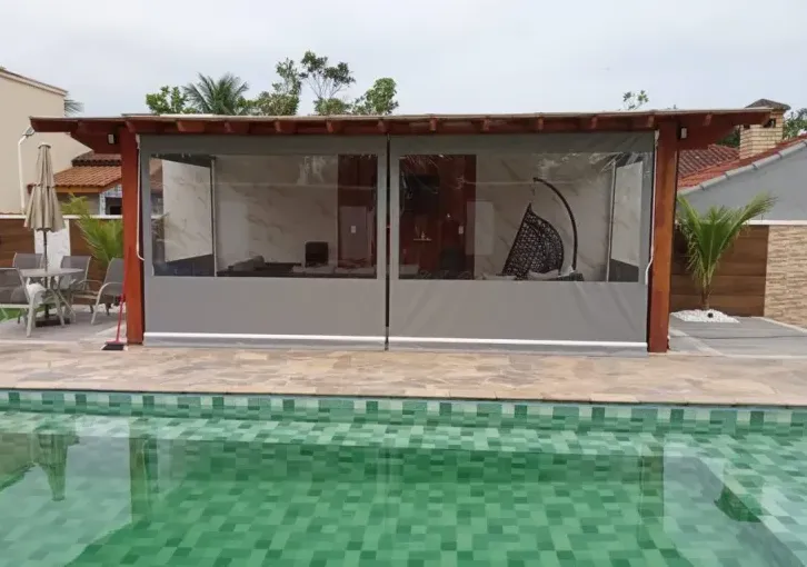 toldo cortina com visor - riviera